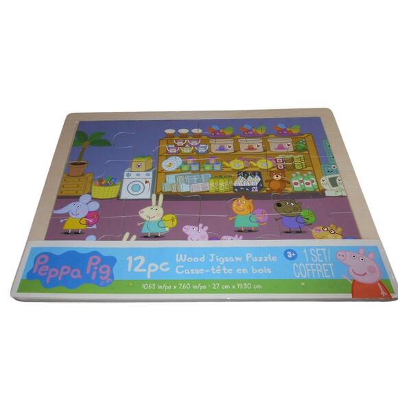Peppa Pig Peppa's Adventure 12 PC Wood Jigsaw Puzzle TCG Toys #38820-1 2022 - Picture 1 of 5